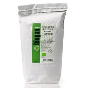 Biogan Rismjöl fullkorn glutenfritt eko - 1 kg