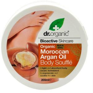 Dr Organic Argan Oil Body Souffle - 200 ml
