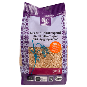 Urtekram Grötris Fullkorn Ekologisk - 500 g