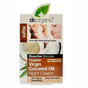Dr Organic Kokosolja Nattkräm - 50 ml