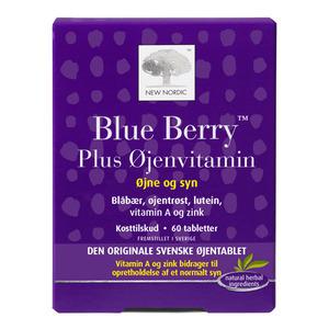 New Nordic Blueberry Plus Eye Vitamin 10 mg - 60 tabletter