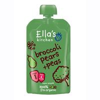 Ella's Kitchen Broccoli Päron Ärtor 4+ mån, ekologisk - 120 g