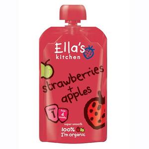 Ella's Kitchen Jordgubbar Äpple 4+ mån. Eko - 120 g