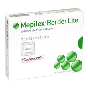 Mepilex Lite m Safetac 7,5 x 7,5 - 3 st