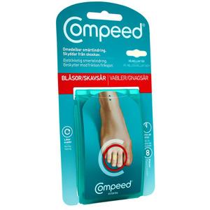 Compeed Skavsårsplåster (på/ mellan tår) - 8 st