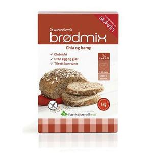 Brödmix med Chia och Hampa - 250 g