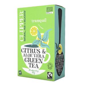 Clipper Green Tea Aloe Vera Ekologiskt - 20 påsar