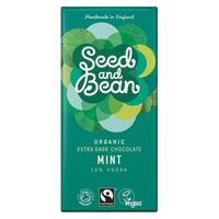 Seed&Bean Mörk choklad 72% med mint Ekologisk - 85 g