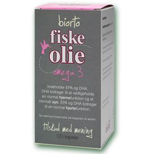 Biorto fiskolja i kapslar Med24.se