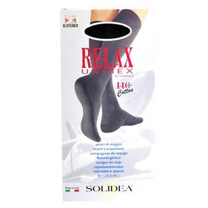 Solidea Knästödstrumpa unisex 140 den. svart