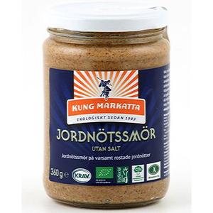 Jordnötssmör utan salt från Kung Markatta.