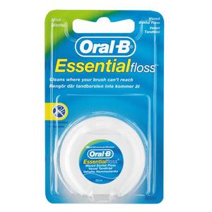 Oral-B Essential Floss med uppfriskande mintsmak Med24.se