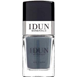 Idun Nagellack Kvarts, en skimrande färg med i nyanser som grönt, grått och silver.