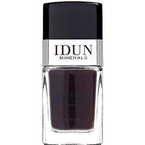 Idun Nagellack Granat - ett djupt, brunt, rött lack, perfekt till höst och vinter.