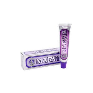 Marvis är den ultimata klassiska tandkrämen - här Jasmin Mint i resestorlek