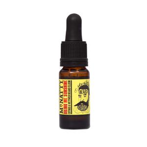 Mr Natty Bring Me Sunshine Beard Elixir vårdar ditt skägg och gör det mjukt, välskött och doftande.