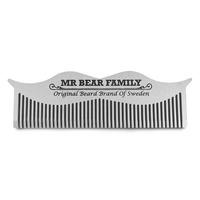 Mr Bear Family Moustache Steel Comb