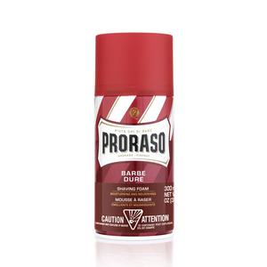 Proraso Rakskum med Sandelträolja är ett extra vårdande raklödder, bra för kraftig skäggväxt.