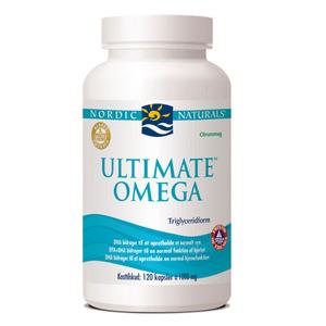 Nordic Naturals Ultimate Omega är ren fiskolja från vildfångad djuphavsfisk i naturlig, lätt, absorberbar triglyceridform Med24.se