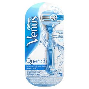 Gillette Venus Quench är lätt att använda, ger dig en nära rakning och huden blir mjuk.
