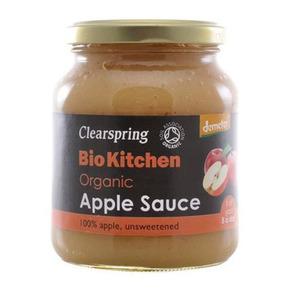 Ekologiskt och biodynamisk, certifierat osötad äppelmos från Clear Spring