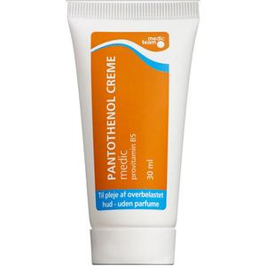 Pantothenol kräm innehåller 5% vitamin B5 och är särskilt bra för överbelastade hud.