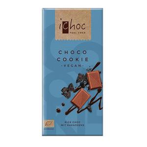 Ekologisk veganchoklad med cookiebitar från Ichok