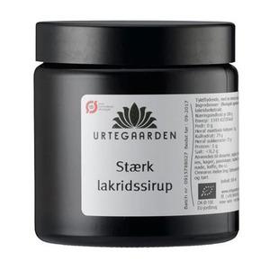 Ekologisk, stark lakritssirap till desserter och bakning