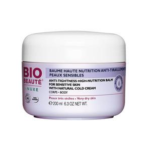 Nuxe Bio Beauté High Nutrition Body Cream är en fyllig fuktighetskräm med närande ingredienser, jojobaolja och kokosnötolja.