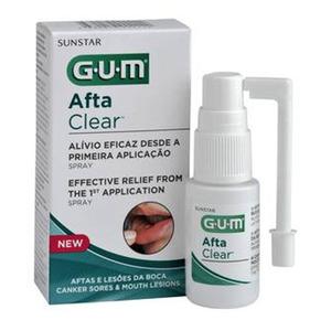 Gum AftaClear Spray främjar läkningsprocessen av blåsor och mindre sår i munnen.