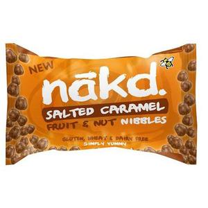 Rå frukt och nötter med smak av karamell.