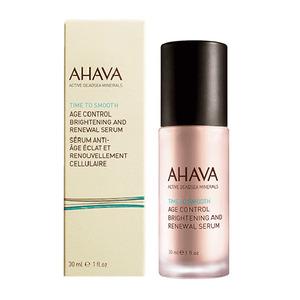 Ahava Age Control Bright & Renewal Serum minskar synligheten och förekomst av pigmentförändringar samt gör din hud klarare.