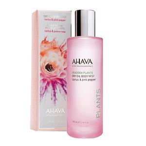 AHAVA Dry Oil Body Mist Cactus & Pink Pepper återfuktar och ger näring, lämnar huden mjuk och strålande med en härlig, feminin doft.