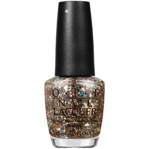 OPI I reached my Gold är ett exklusivt guldglitterlack från OPI's Spotlight On Glitter Collection.