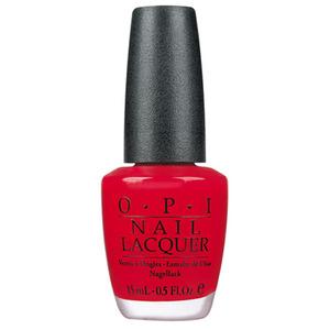 OPI The Thrill of Brazil är ett vanligt rött nagellack från OPI's kollektion inspirerad av Sydamerika.