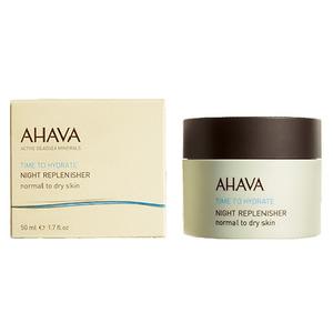 Ahava Night Replenisher Normal / Torr hud är en silkeslen nattkräm som återställer hudens mjukhet.