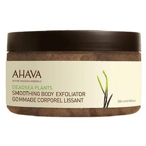 Ahava Smoothing Body Exfoliator, peelar huden med en blandning av naturliga mineraler, växtfrön och nötskal, som främjar hudens lyster.