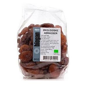 Ekologiska, torkade aprikoser från Biogan.