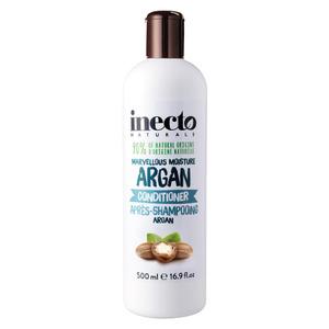 Inecto Argan Conditioner ger näring åt håret med arganolja, så det ser frisk, stark och knubbig ut