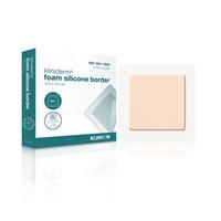 Kliniderm Foam Silicone Border 12,5x12,5 cm - 5 st