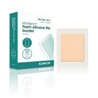 Kliniderm Foam Silicone Lite Border - 4x5 cm - 5 st