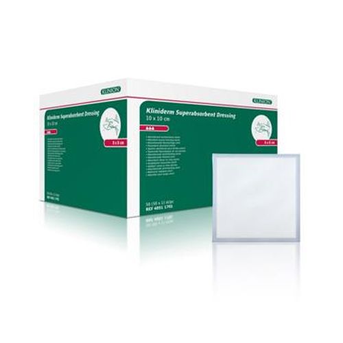 Kliniderm Superabsorberande förband 10x10 cm - 50 st