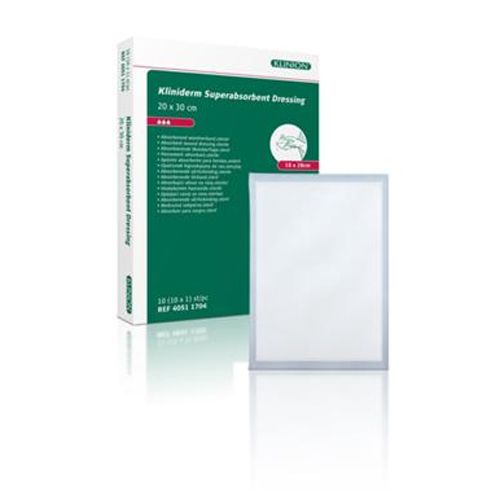 Kliniderm Superabsorberande förband 20x30 cm - 10 st