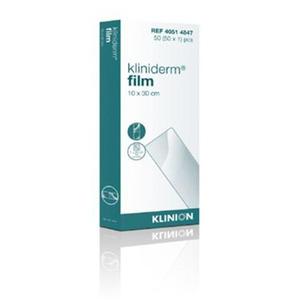 Steril Kliniderm Film är utvecklad för att hålla förband på ett säkert och effektivt sätt