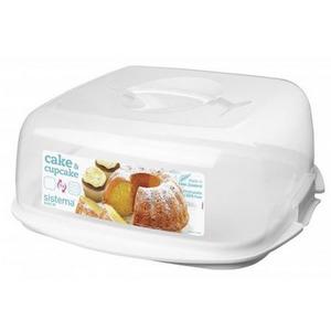 Cake box med lock är den perfekta tårförvaringen som också går lätt att ta med.