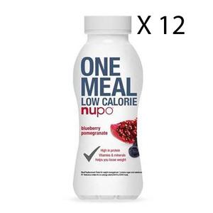 Nupo Breakfast Shake - blåbär / granatäpple innehåller 12 shakes à 330 ml