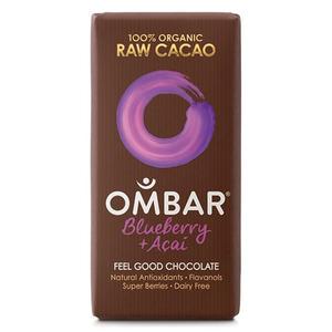 Bar Acai och Blåbär Ombar Ekologisk - 35 g