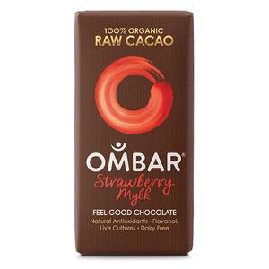 Bar Jordgubb och Kokosnötkräm Ombar Ekologisk - 35 g
