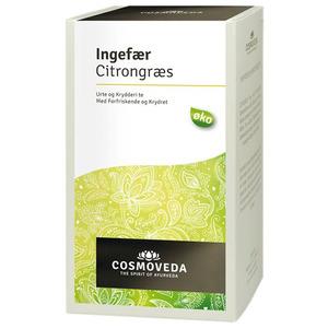 Cosmoveda Te ingefära&citrongräs eko - 20 påsar