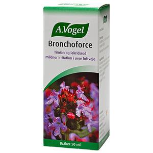 Har du behov för lindring av hosta eller irritationer i de övre luftvägarna kan du med fördel använda A.Vogel Bronchoforce Med24.se